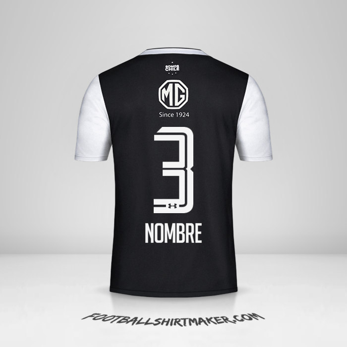 Jersey Colo Colo 2018 Visita -  nombre - 3