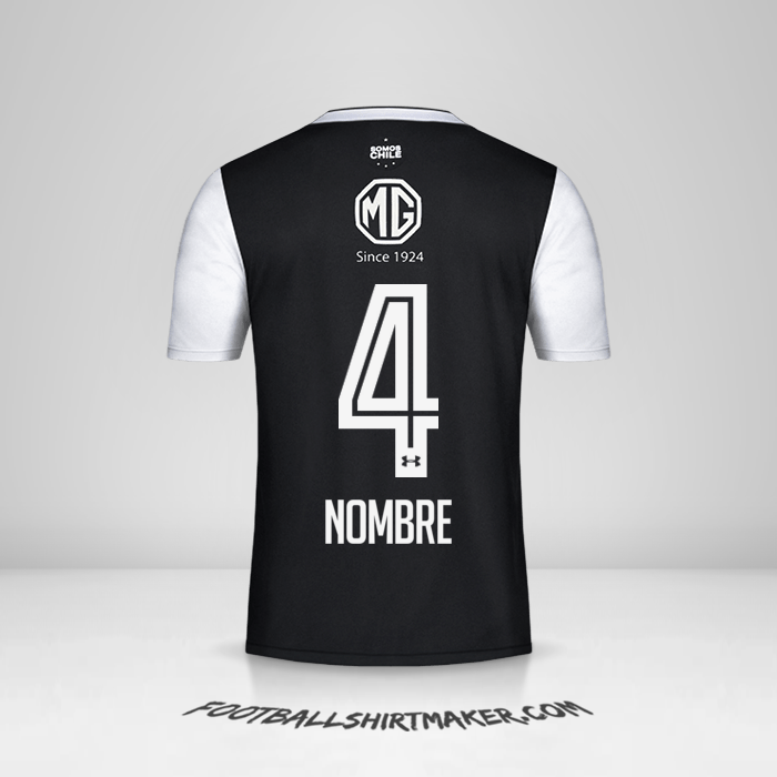 Jersey Colo Colo 2018 Visita -  nombre - 4