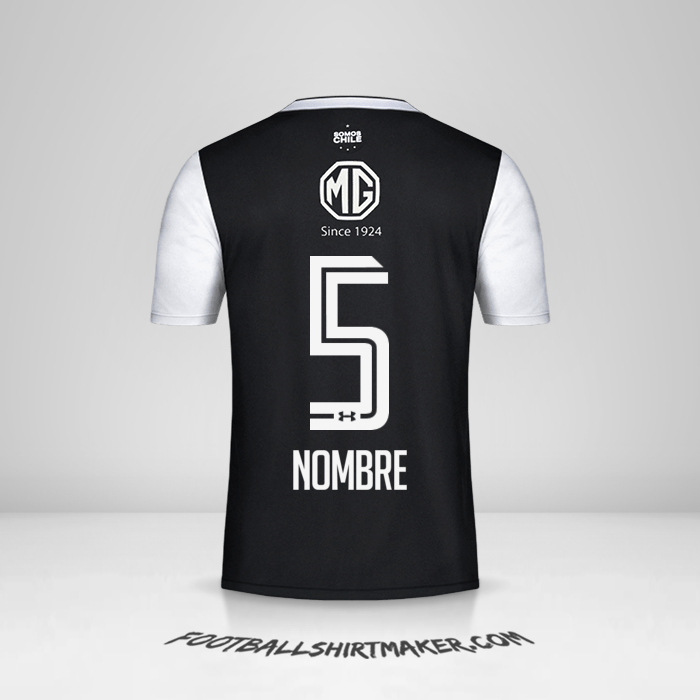 Camiseta Colo Colo 2018 Visita -  nombre - 5
