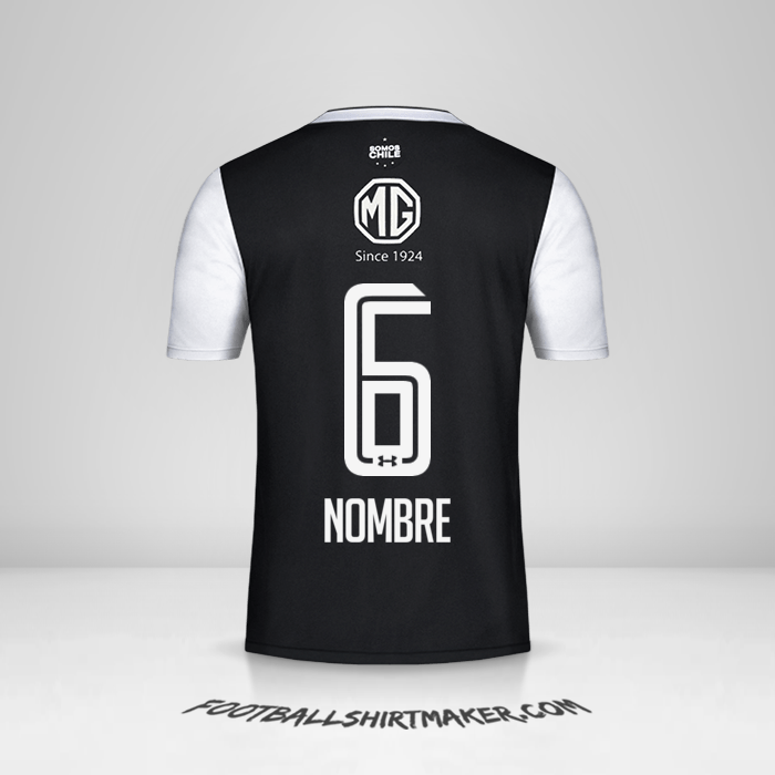 Jersey Colo Colo 2018 Visita -  nombre - 6