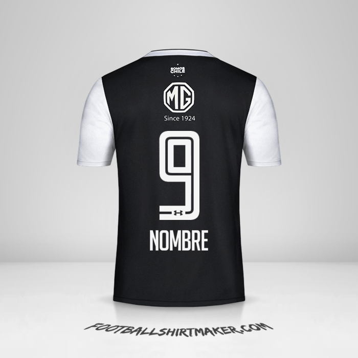Jersey Colo Colo 2018 Visita -  nombre - 9