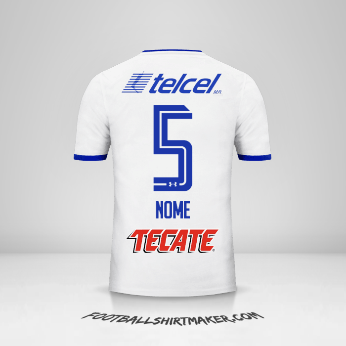 Maglia Cruz Azul 2017/18 Seconda -  nome - 5