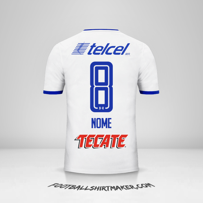 Maglia Cruz Azul 2017/18 Seconda -  nome - 8