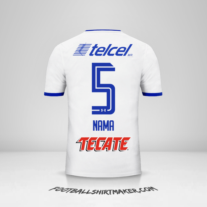 Jersey Cruz Azul 2017/18 Alternatif -  nama - 5