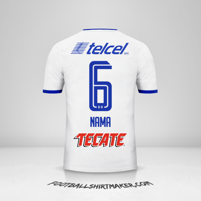 Jersey Cruz Azul 2017/18 Alternatif -  nama - 6