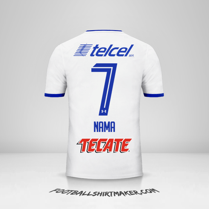 Jersey Cruz Azul 2017/18 Alternatif -  nama - 7
