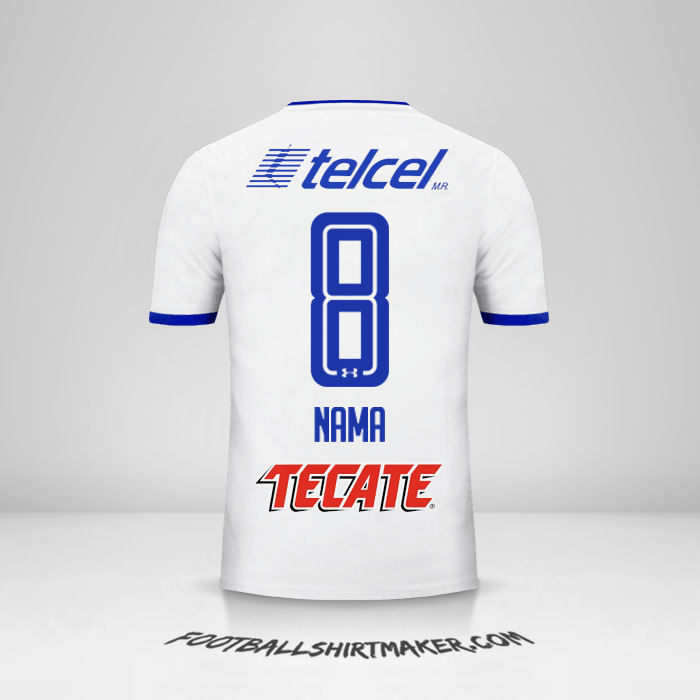 Jersey Cruz Azul 2017/18 Alternatif -  nama - 8