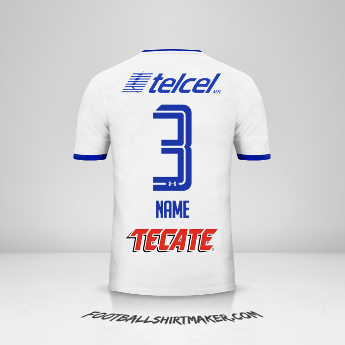 Shirt Cruz Azul 2017/18 Away -  name - 3