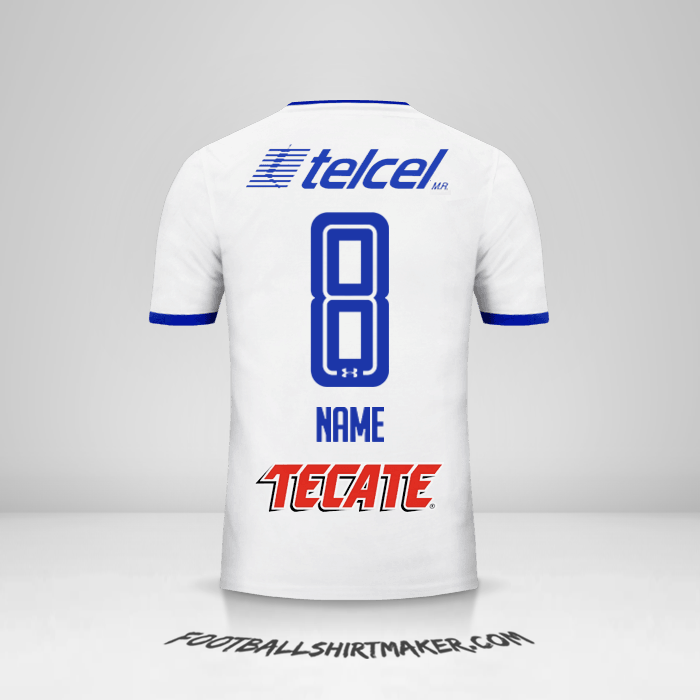Jersey Cruz Azul 2017/18 Away -  name - 8