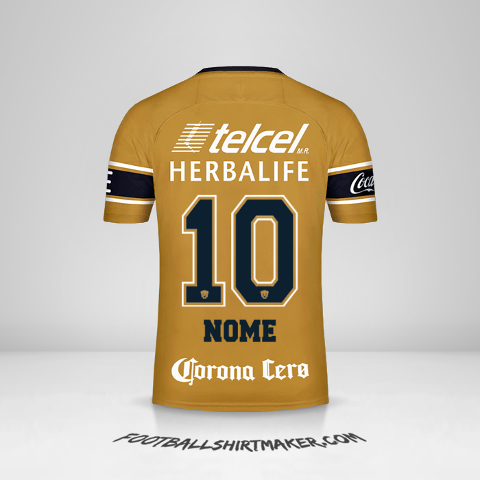 Maglia Pumas UNAM 2017/18 Terza -  nome - 10