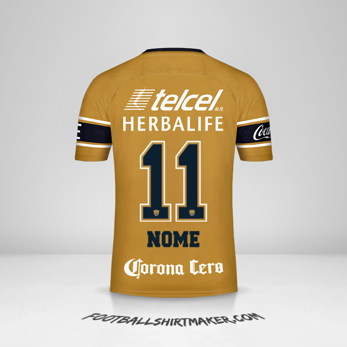Camisa Pumas UNAM 2017/18 Terceira -  nome - 11