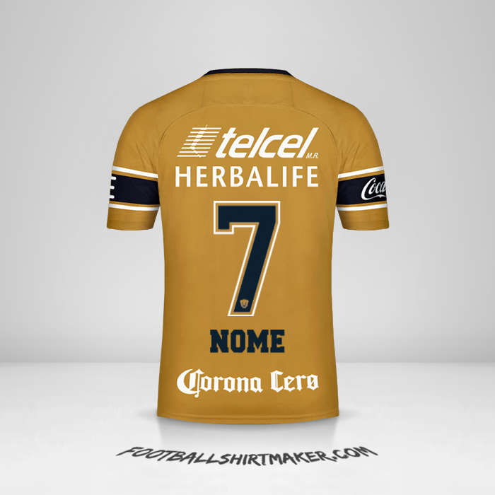 Camisa Pumas UNAM 2017/18 Terceira -  nome - 7