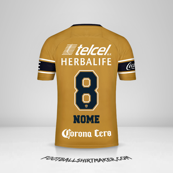 Maglia Pumas UNAM 2017/18 Terza -  nome - 8