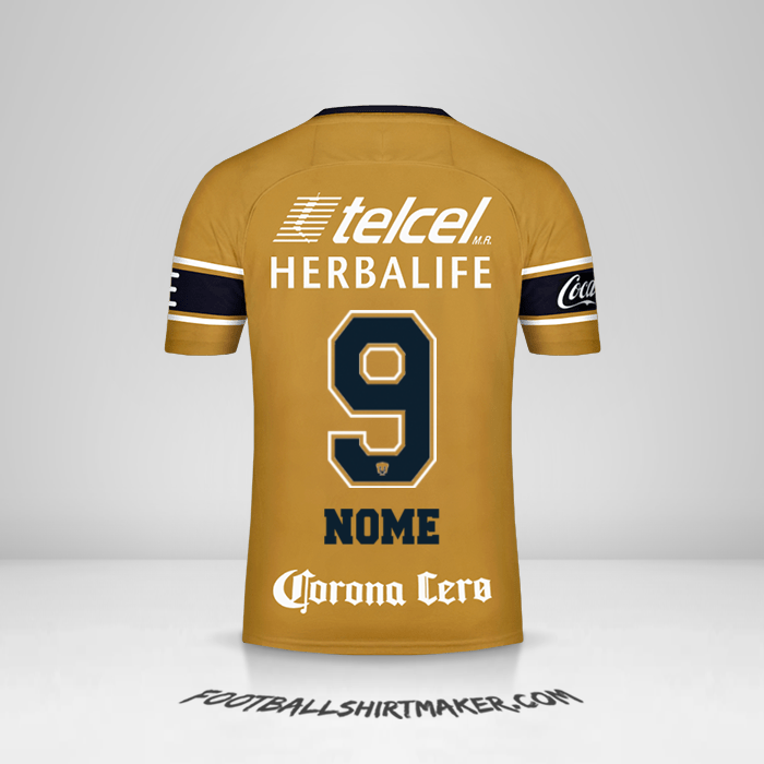 Maglia Pumas UNAM 2017/18 Terza -  nome - 9