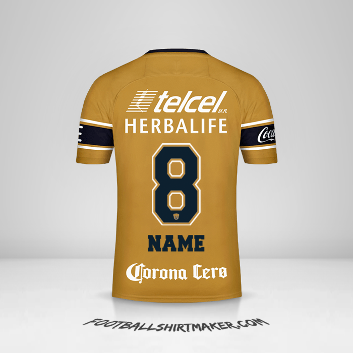 Shirt Pumas UNAM 2017/18 Third -  name - 8