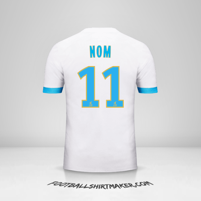 Maillot Olympique de Marseille 2017/18 -  nom - 11
