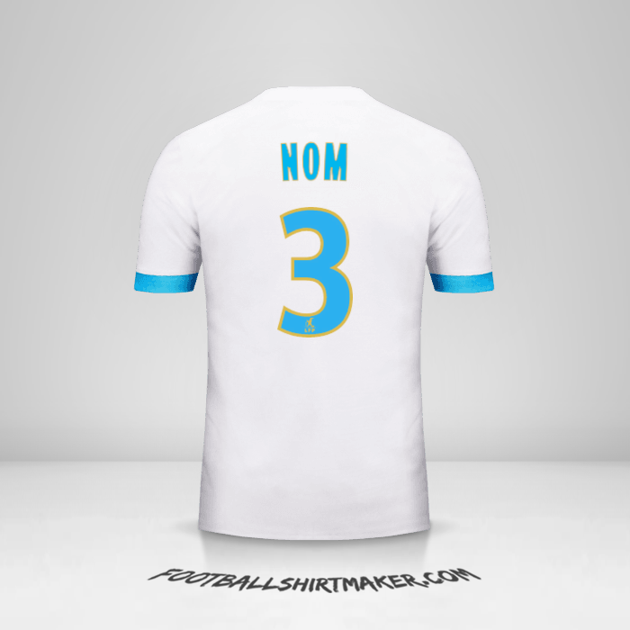 Maillot Olympique de Marseille 2017/18 -  nom - 3
