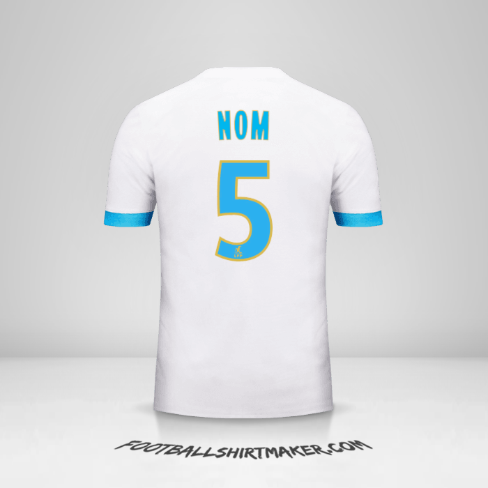 Maillot Olympique de Marseille 2017/18 -  nom - 5