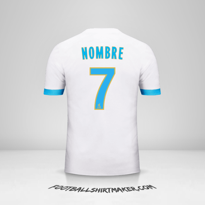 Camiseta Olympique de Marseille 2017/18 -  nombre - 7