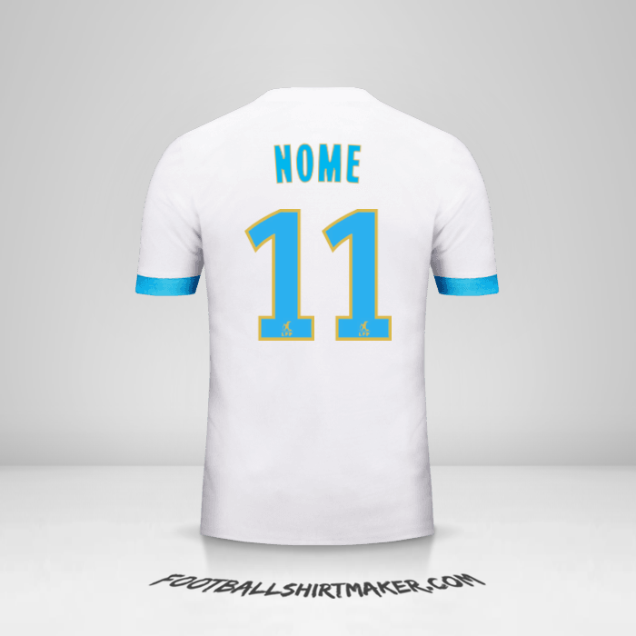 Camisa Olympique de Marseille 2017/18 -  nome - 11