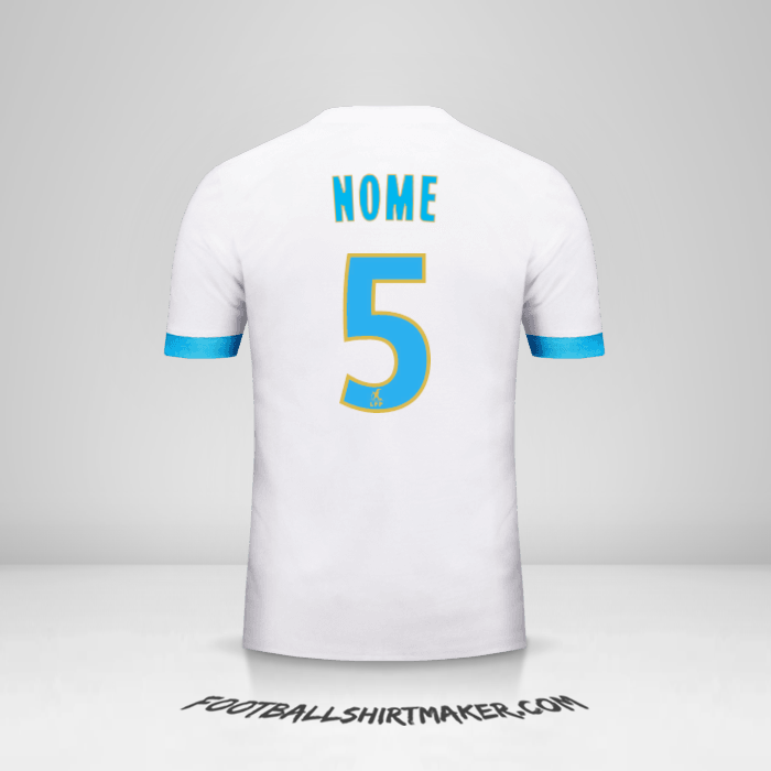 Camisa Olympique de Marseille 2017/18 -  nome - 5