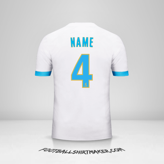 Trikot Olympique de Marseille 2017/18 -  name - 4