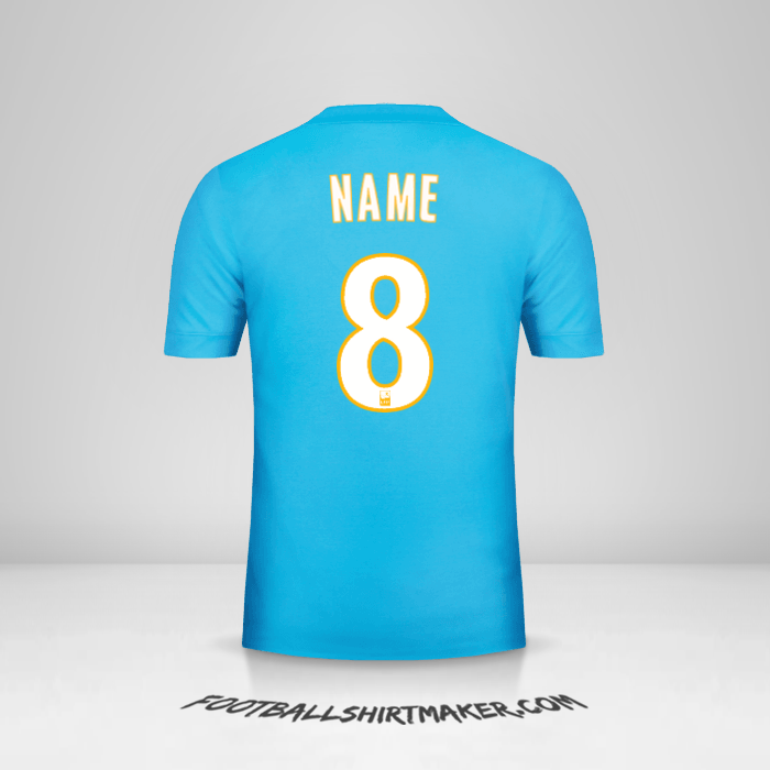 Trikot Olympique de Marseille 2017/18 Auswärts -  name - 8