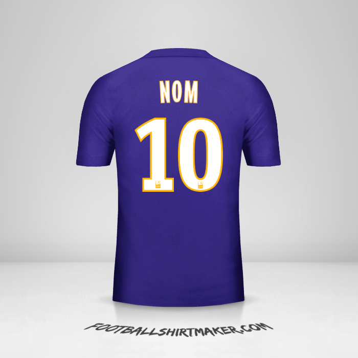 Maillot Olympique de Marseille 2017/18 Troisième -  nom - 10