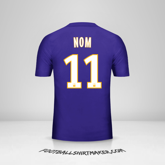 Maillot Olympique de Marseille 2017/18 Troisième -  nom - 11