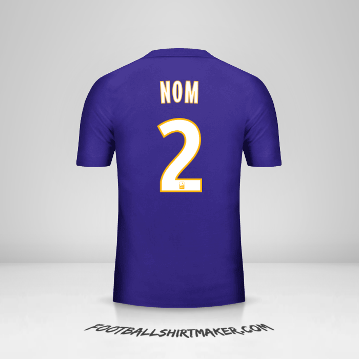 Maillot Olympique de Marseille 2017/18 Troisième -  nom - 2