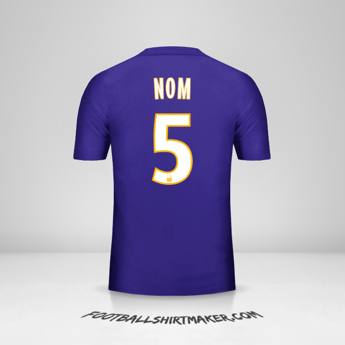Maillot Olympique de Marseille 2017/18 Troisième -  nom - 5