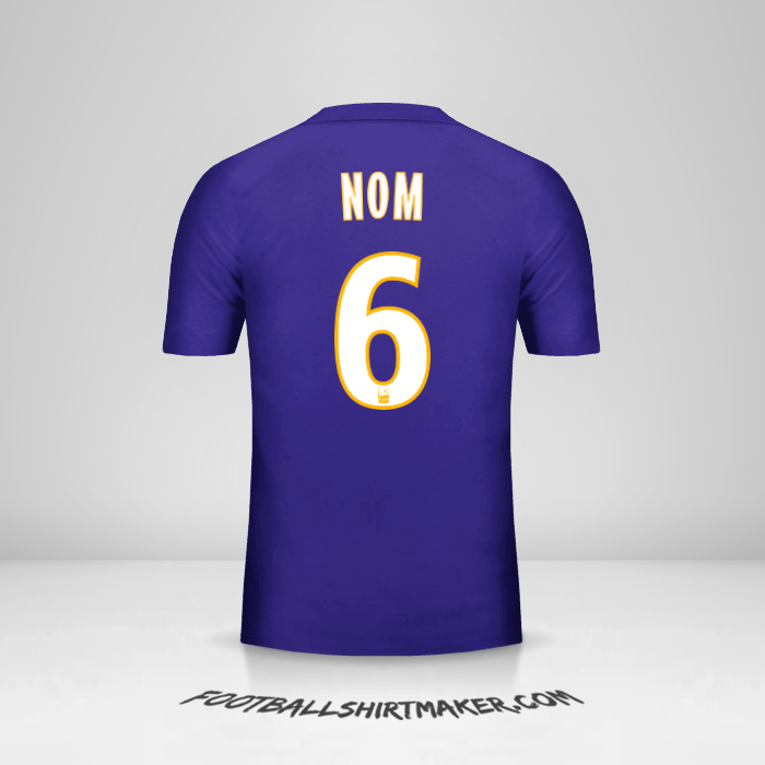 Maillot Olympique de Marseille 2017/18 Troisième -  nom - 6