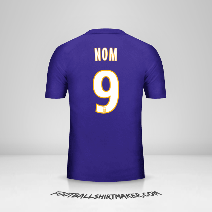 Maillot Olympique de Marseille 2017/18 Troisième -  nom - 9