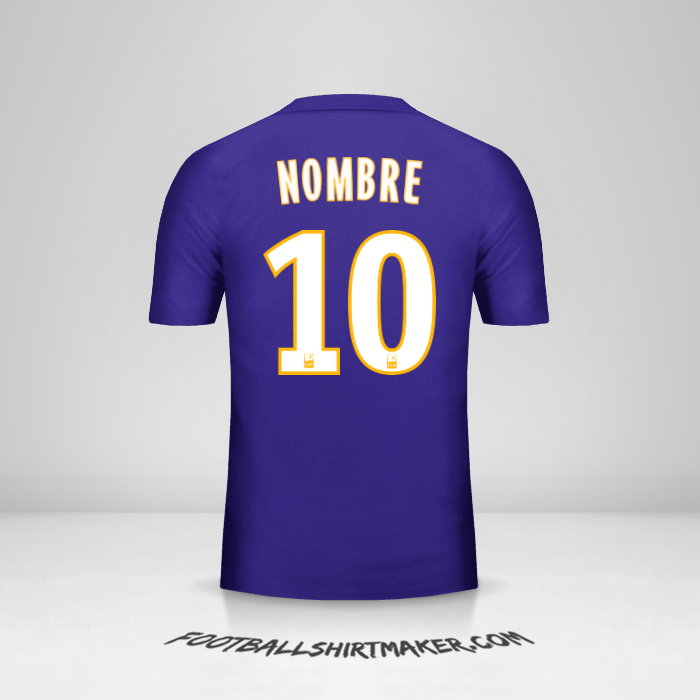 Jersey Olympique de Marseille 2017/18 Tercera -  nombre - 10