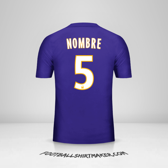 Camiseta Olympique de Marseille 2017/18 Tercera -  nombre - 5