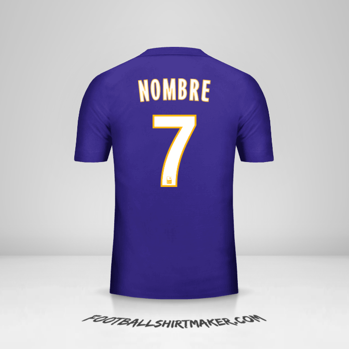 Jersey Olympique de Marseille 2017/18 Tercera -  nombre - 7