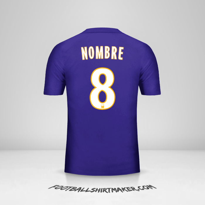 Jersey Olympique de Marseille 2017/18 Tercera -  nombre - 8