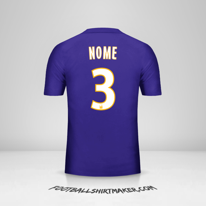 Camisa Olympique de Marseille 2017/18 Terceira -  nome - 3