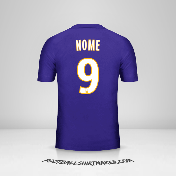 Camisola Olympique de Marseille 2017/18 Terceira -  nome - 9
