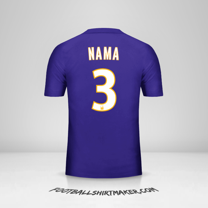 Jersey Olympique de Marseille 2017/18 Ketiga -  nama - 3