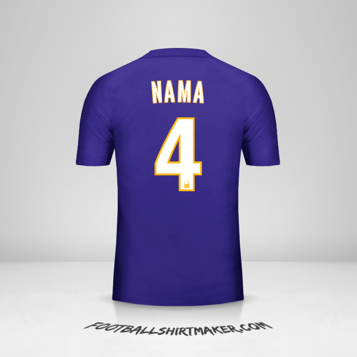 Jersey Olympique de Marseille 2017/18 Ketiga -  nama - 4