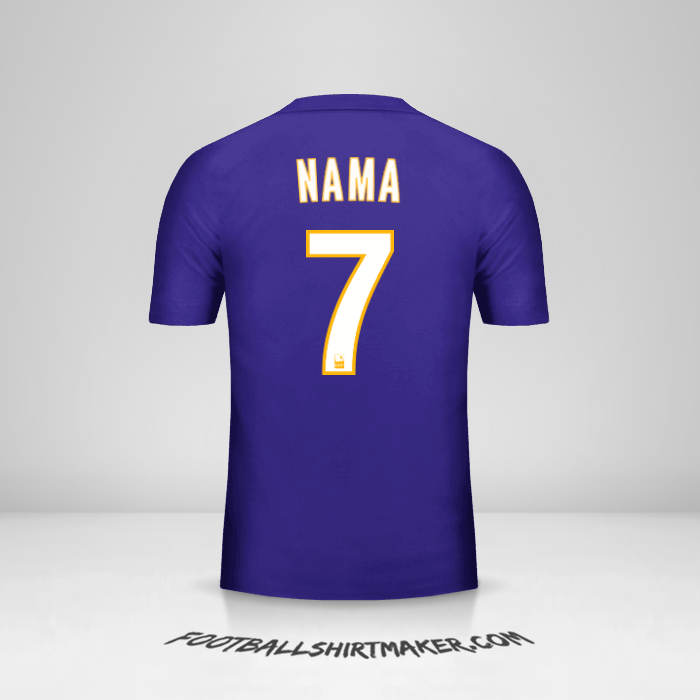 Jersey Olympique de Marseille 2017/18 Ketiga -  nama - 7