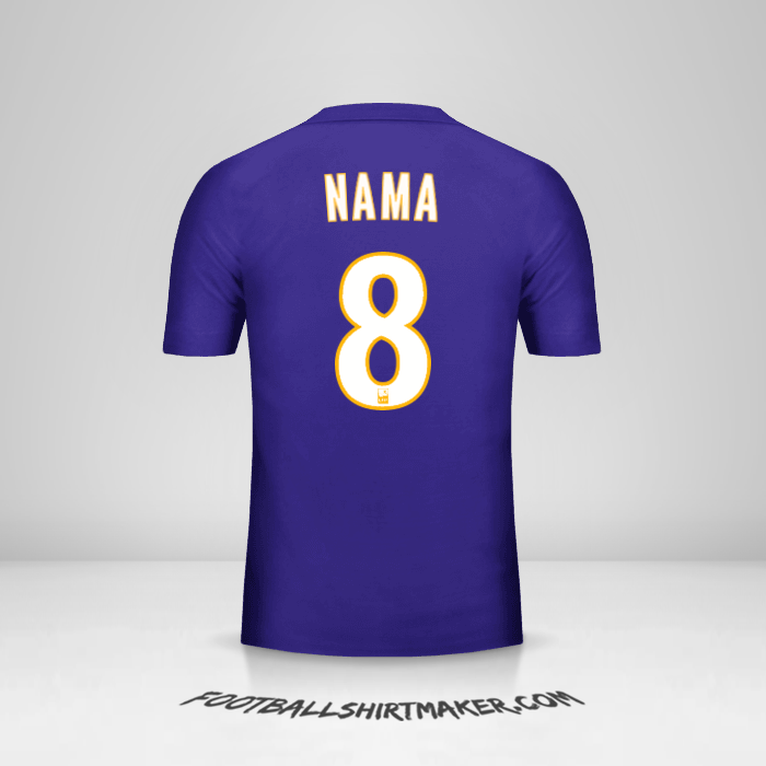 Jersey Olympique de Marseille 2017/18 Ketiga -  nama - 8