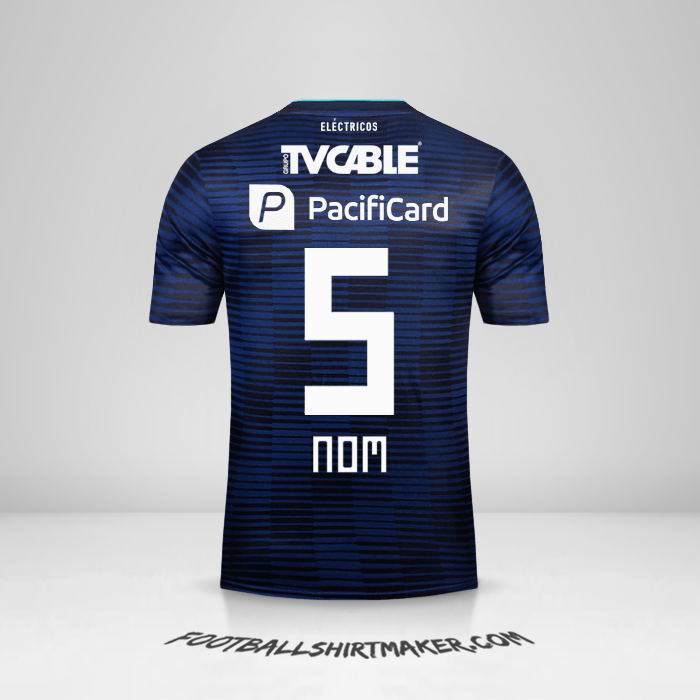 Maillot Emelec 2018 Extérieur -  nom - 5