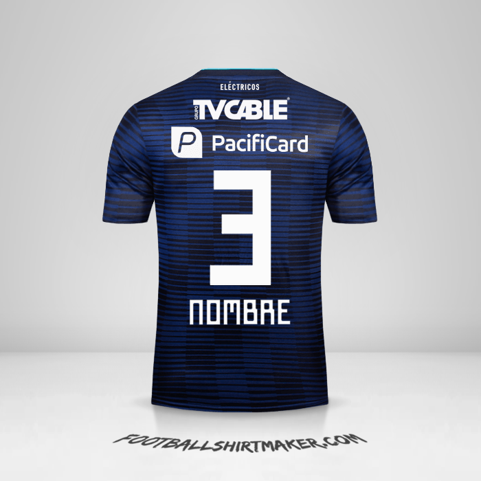 Jersey Emelec 2018 Visita -  nombre - 3
