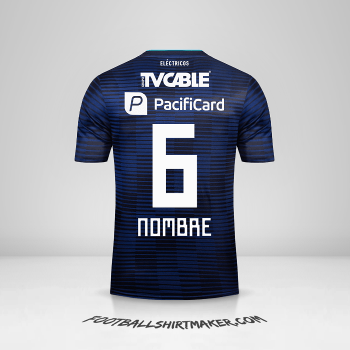 Jersey Emelec 2018 Visita -  nombre - 6