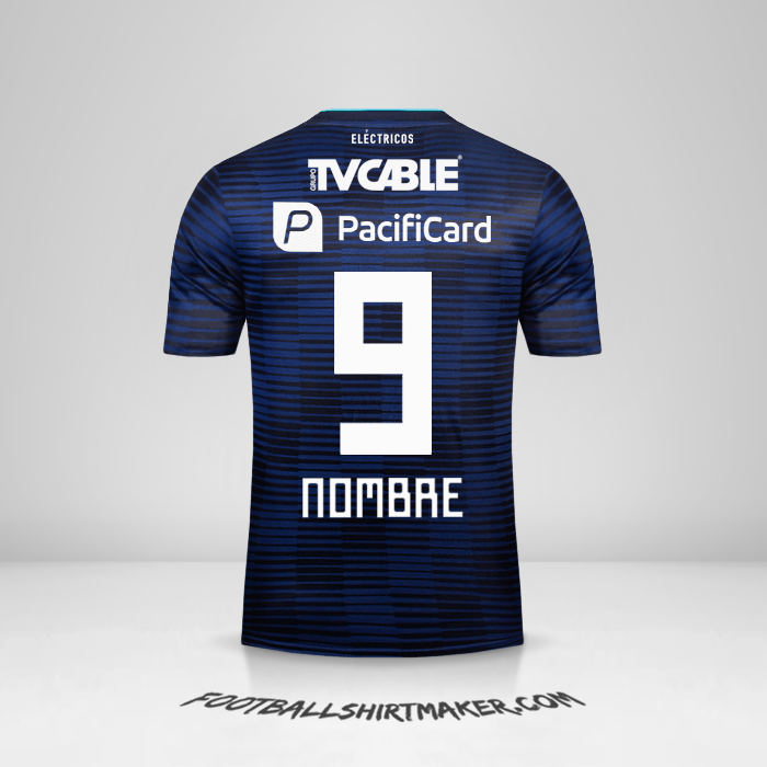 Camiseta Emelec 2018 Visita -  nombre - 9