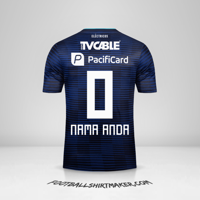 Jersey Emelec 2018 II -  nama anda - 0