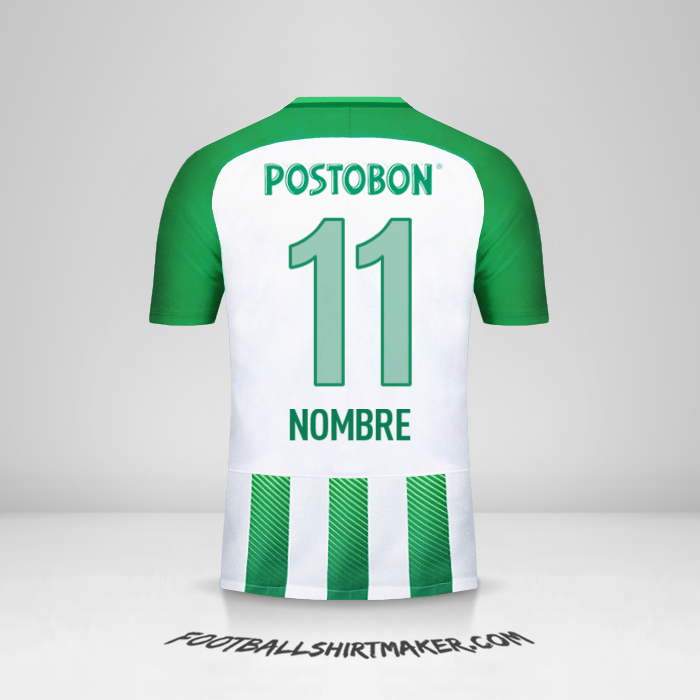 Camiseta Atletico Nacional 2018 -  nombre - 11