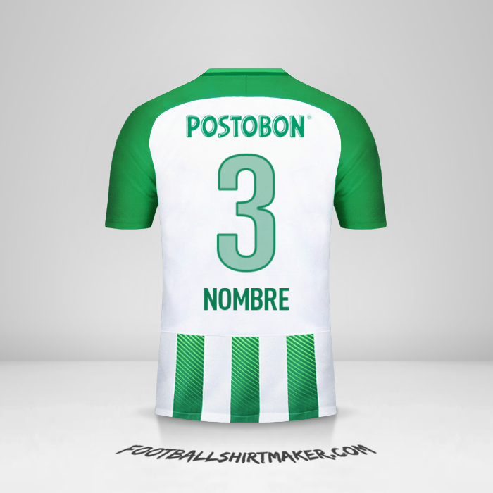 Jersey Atletico Nacional 2018 -  nombre - 3